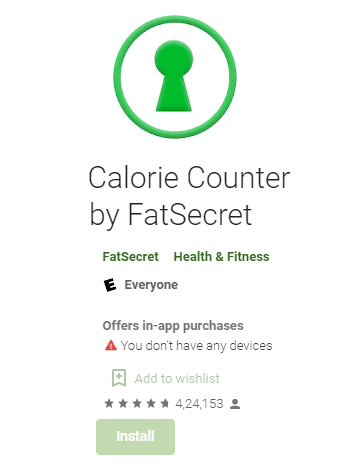 Fat secret app