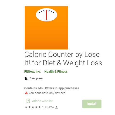 Lose it app: Best Apps For Weight Loss