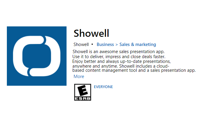 Showell app