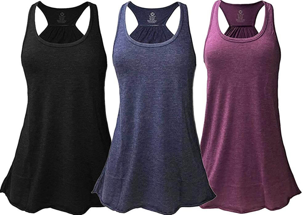 Flowy Racerback Tank Top on Amazon