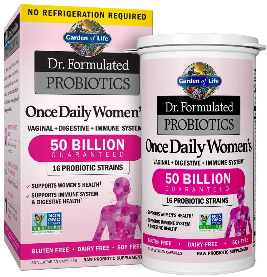 Garden of Life Dr. formulated probiotics for women, once daily women's probiotics