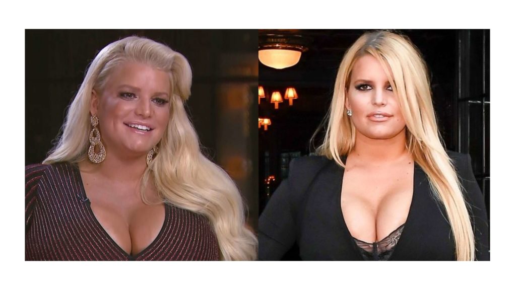 Jessica Simpson before and after