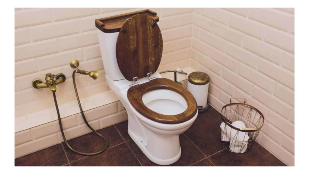 Wooden toilet seats