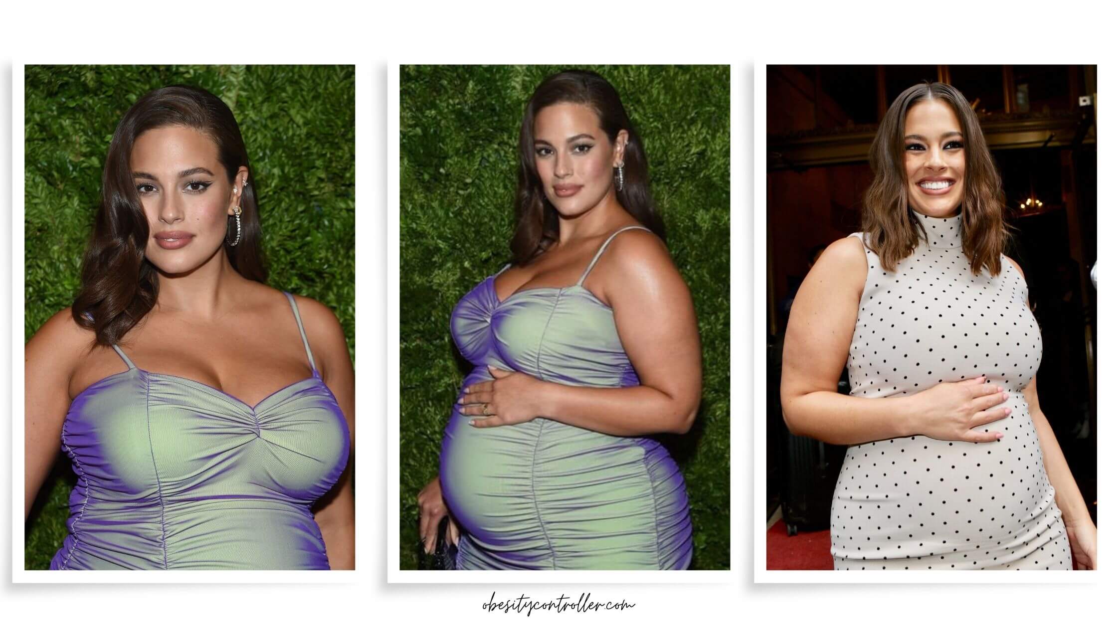 Ashley Graham before weight loss