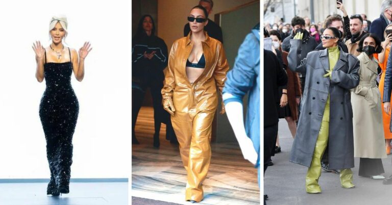 Kim Kardashian Couldn’t Walk In Her Milan Fashion Week Dress| Fans Talks