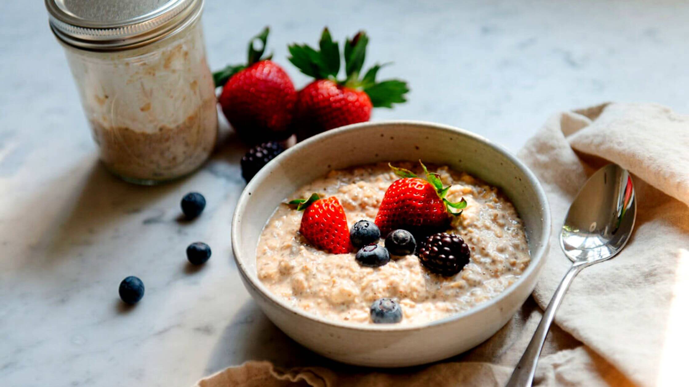 Overnight Oats With Almond And Chia Recipe