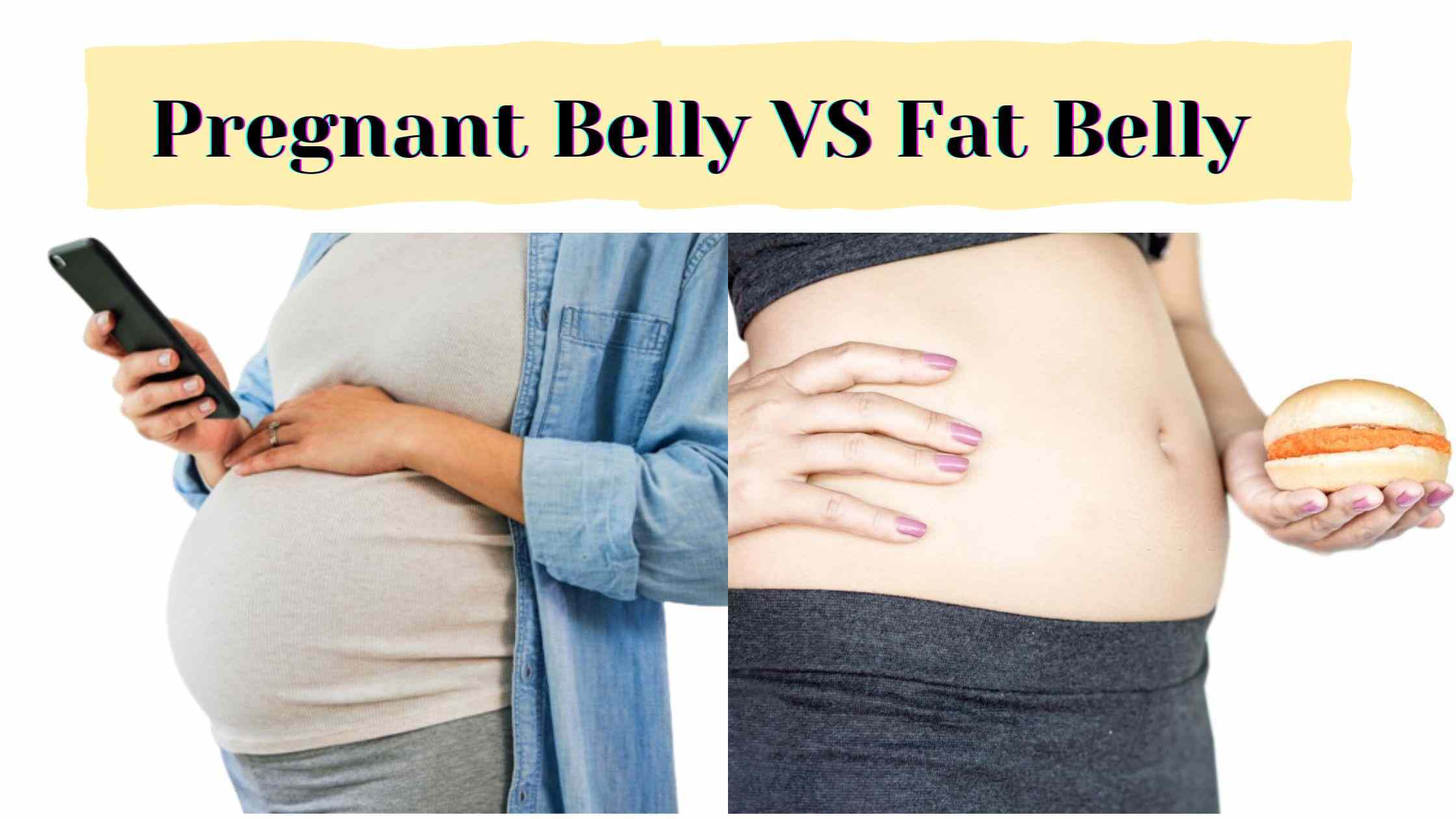 Pregnant Belly And Fat Belly Know The Difference