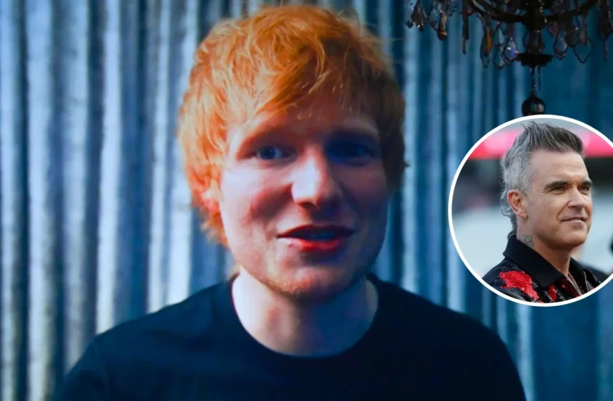 Ed Sheeran Reveals His Heartfelt Email To Robbie Williams