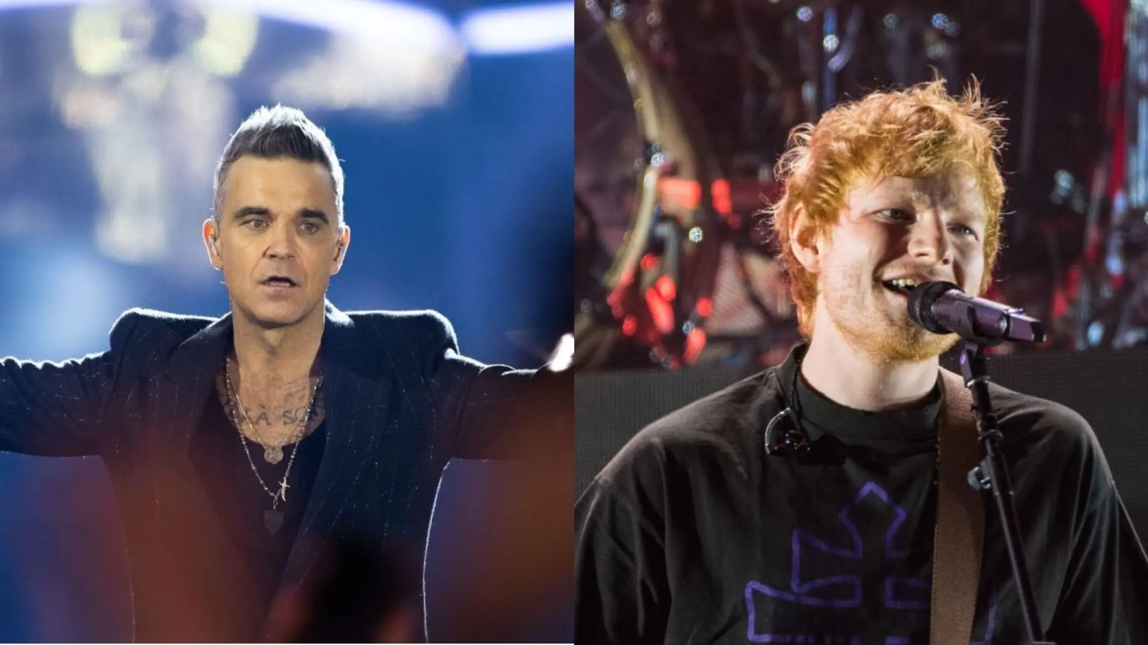 Ed Sheeran Shared An Emotional Note To Robbie Williams