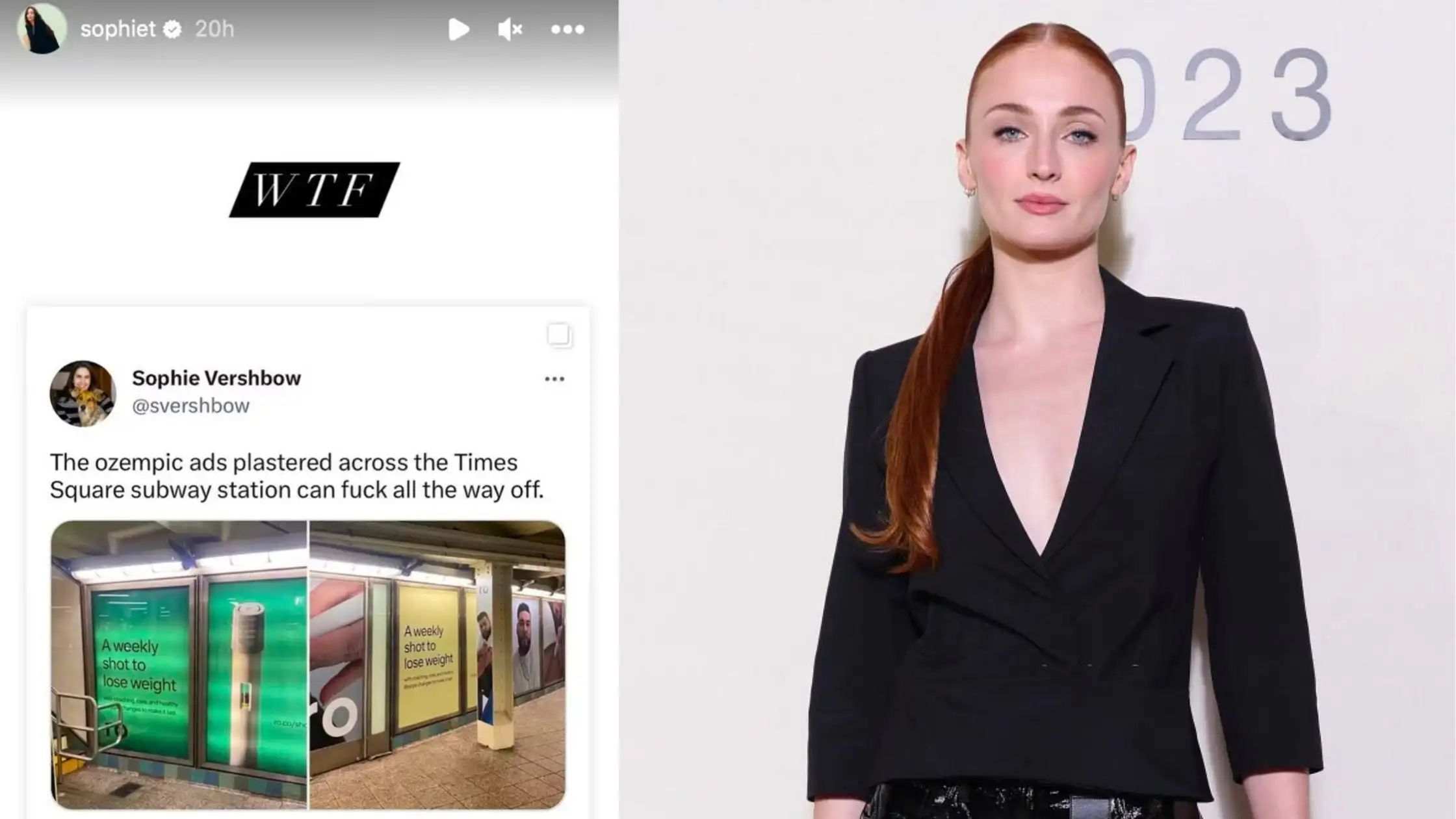 Sophie Turner Is All Against The Weight Loss Drugs