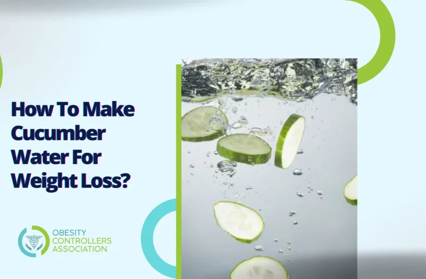 Make Cucumber Water For Weight Loss