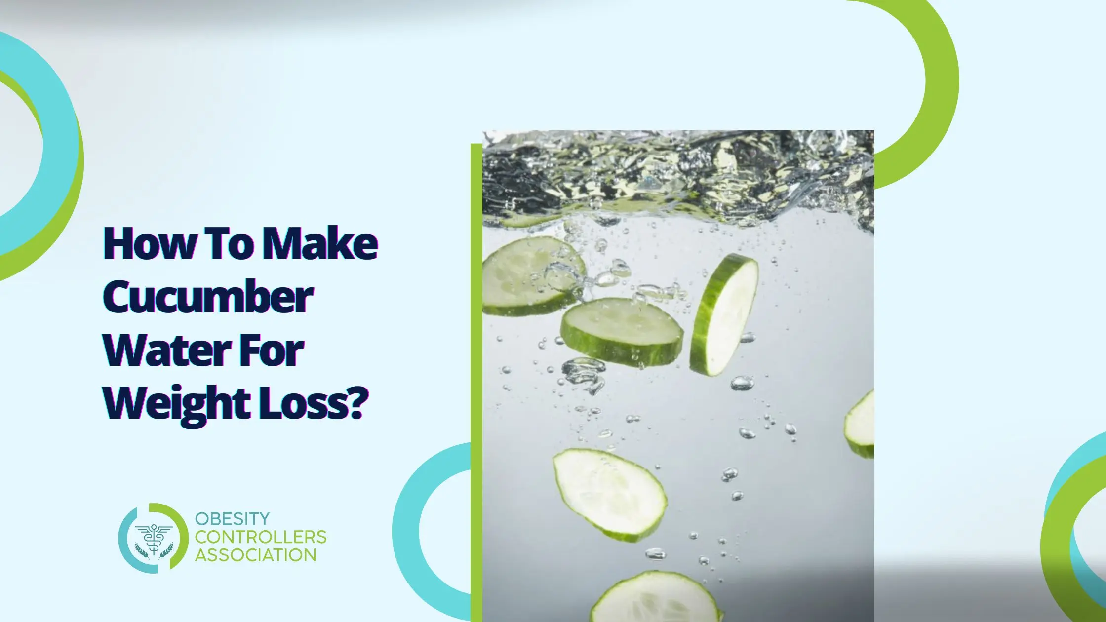 Make Cucumber Water For Weight Loss