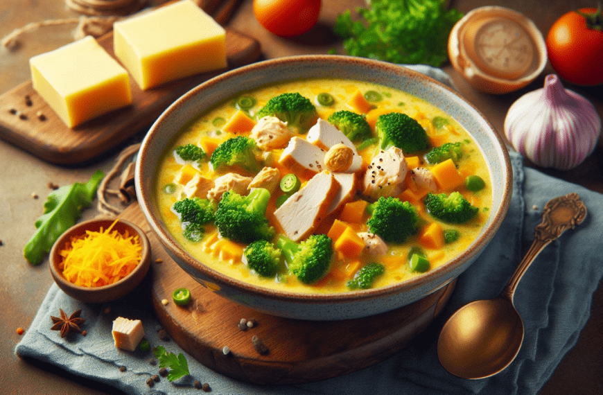 Chicken Broccoli Cheddar Soup: A Nutritious and Delicious Comfort Classic